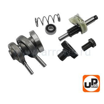 Вал редуктора UNITED PARTS для перфоратора BOSCH GBH2-28 (с подшипником качения) (аналог 16170006EJ)