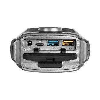 Пусковое устройство QUATTRO ELEMENTI Nitro 15 (12В, 15000 мАч, 1200 А, Type-C, USB-A, дисплей, фонарь (919-258)
