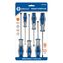 Набор отверток КОБАЛЬТ Ultra Grip, 6 ШТ: РН1, РН2, SL4, SL5, SL6, SL7, CR-V, блистер (646-669)