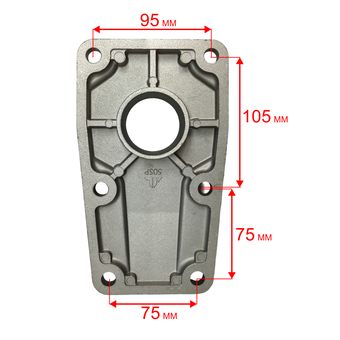 Фланец DDE PTR50K всасывающий (PTR50K-35)