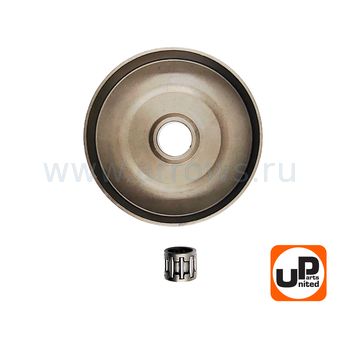Барабан-зв. UNITED PARTS 3/8"-6T для HUSQVARNA 235/236/240, PARTNER 350/351 с подшипником (аналог 5300470-61, Oregon 106114)