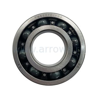 Подшипник шариковый UNITED PARTS 6207 сепаратор металл (открытый)