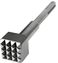 Бучарда SDS-MAX ПРАКТИКА SDS-max 45x45 х 245 мм, 16 зубьев, серия Профи (791-660)