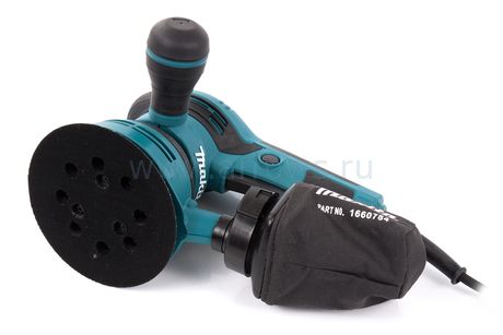 Шлифмашина эксцентриковая MAKITA BO5041 (300 Вт, 125мм, ручка, раб.ход 2,8мм, рег.ск, 1,4кг (BO5041)