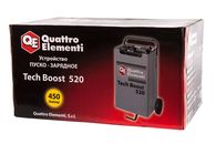 Пуско-зарядное устройство QUATTRO ELEMENTI Tech Boost 520 ( 12 / 24 Вольт, заряд до 75А, п (771-466)