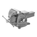 Тиски слесарные КОБАЛЬТ стальные, ширина губок 100 мм, захват 100 мм, 7.1 кг, с наковальней, поворотные, коробка (248-962)