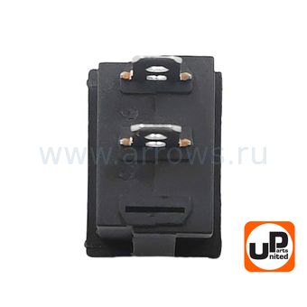 Выключатель клавишный UNITED PARTS (250В, 12А) (2 контакта) (KCD1) (20×15мм) --> 90-0774