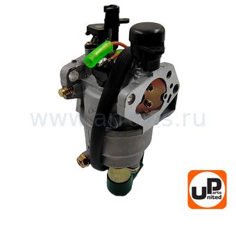 Карбюратор UNITED PARTS 188F/190F, GX390 с эл.-маг. клапаном для вакуумного регулятора