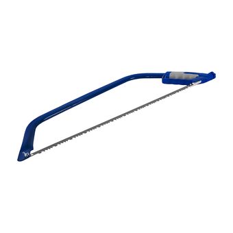 Пила лучковая КОБАЛЬТ быстрый грубый рез, 600 мм, для сырой древесины, прорезиненная рукоятка с защитой рук, быстрая смена лезвия (926-300)