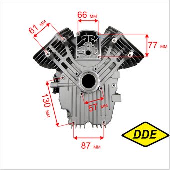 Цилиндр блок двигателя DDE LC2P77F для райдера ZTR 132 (909-143-446)