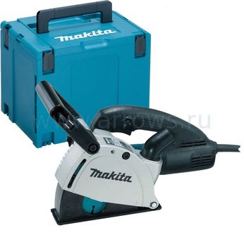 Штроборез MAKITA SG1251J (1400 Вт, 125мм, гл 30мм,шир 30мм, 10000об/мин, пл пуск, 4,5кг, к (SG1251J)