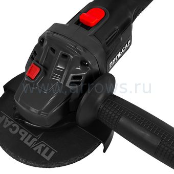Шлифмашина аккумуляторная угловая ПУЛЬСАР УШМА 20-125Б (20В, 125 мм, рег. об., без аккум и з/у, коробка)