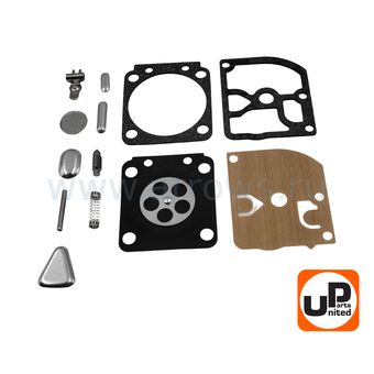 Ремкомплект карбюратора UNITED PARTS под 4 винта (ZAMA) полный --> 90-0756