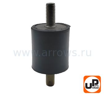 Подушка-опора UNITED PARTS для виброплиты (Ø47xH52мм) (шпильки M12x1,75х28мм) (90-0283)
