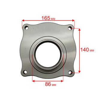 Фланец DDE PTR80K всасывающий с 01 2016 г (41000-P040-0000)
