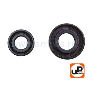 Сальник коленвала UNITED PARTS 30х15х7мм+22х12х7мм для триммеров 43,52 куб.см., набор 2 шт
