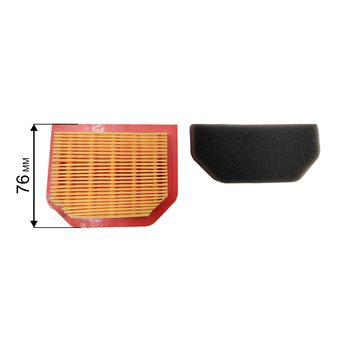 Фильтр воздушный DDE LONCIN H200 элемент 1+1 /180130364-001+18013035-001 (00-00156229)