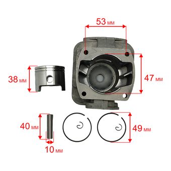 Поршневая группа DDE Гном-3 (792-032-140)