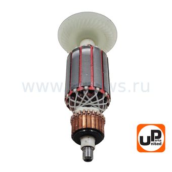 Якорь UNITED PARTS для BOSCH GWS850С/GWS8-100С/GWS8-125CE (аналог 1604010667)