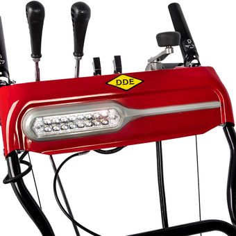 Снегоуборщик бензиновый DDE  ST9070LE (9,0 л.с, 71 см, эл.старт, скор. +6/-2, колеса 14")