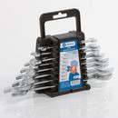 Набор ключей рожковых КОБАЛЬТ 6x7,8x10,9x11,12x13,14x15,16x17,18x19,20x22 мм, 8 ШТ., держатель (020201-08)