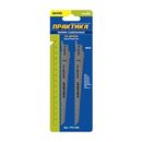 Пилки для сабельной пилы по дереву, ДСП ПРАКТИКА S644D HCS, шаг 4,3 мм, длина 150 мм (2 шт) (773-538)