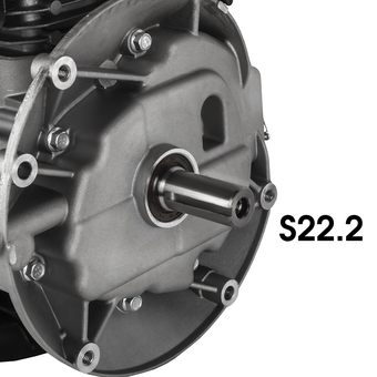 Двигатель бензиновый 4Т с вертикальным валом DDE E450-S22 (4,5 л.с., 146 см3, к/вал 22,2, шпонка, самоход)