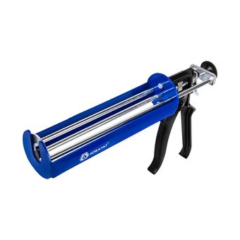 Пистолет для химических анкеров КОБАЛЬТ 380-410 мл. скелетный стальной корпус, 3-х штоковый поршень, усилие 16:1 (918-664)