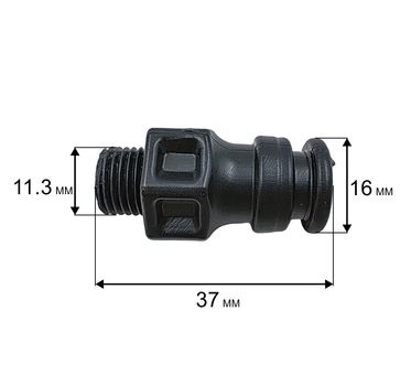 Штуцер для мойки деки DDE LM46-60/LM46-60D/LM46-60DB/LM51-60D/LM51-60DB/LM53-75DB --> 915-021-020
