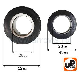Сальник механический UNITED PARTS Мех: 52х26,5х25мм, Кер: 44х26х7мм, для грязевой мотопомпы HONDA/KOSHIN 3"-4", набор