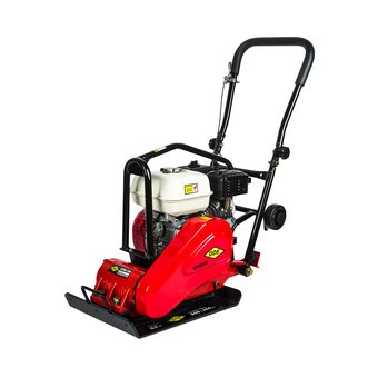 Виброплита DDE VP 60 HK (дв. Honda, 5,5 л.с., плита 500×360 мм, до 450 кв. м/час, 65 кг, гл. упл. 20 см, колеса)