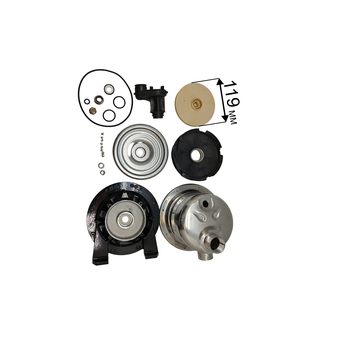 Корпус насоса водяного QUATTRO ELEMENTI G1001Inox в сборе (910-195-003013)