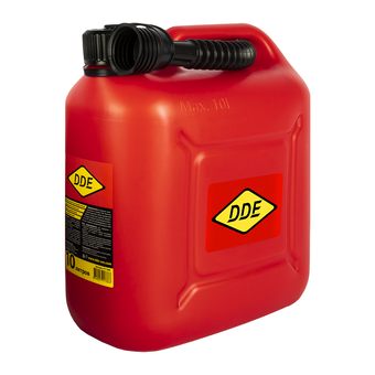 Канистра DDE для ГСМ, 10 л, трубка для заливки