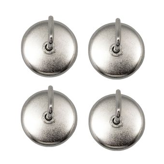 Крючок магнитный КОБАЛЬТ основание 37,5 мм, до 3,6 кг (4 шт.) блистер  (918-085)