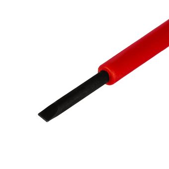 Отвертка диэлектрическая КОБАЛЬТ Ultra Grip SL 2,5 х 75 мм, CR-V, двухкомпонентная рукоятка, подвес (646-430)