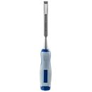 Стамеска плоская КОБАЛЬТ 12 х 140 мм, CR-V, двухкомпонентная рукоятка, подвес (245-534)