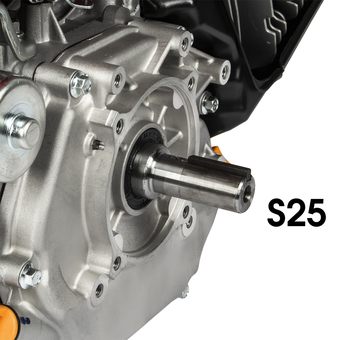 Двигатель бензиновый 4Т с горизонтальным валом DDE E1300E-S25 (13 л.с., 389 см3, 25 мм, шпонка, элстарт)