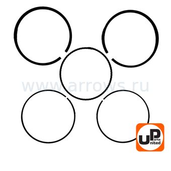 Кольцо поршневое UNITED PARTS Ø77×2,0 мм 177F, GX270 компл.   (90-0306)