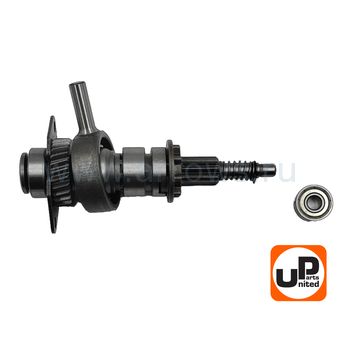Вал редуктора UNITED PARTS для перфоратора MAKITA HR2450 (с подшипником качения) (аналог 324248-3)