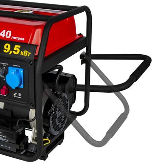 Генератор бензиновый DDE G950E (1ф, 9/9,5/15 кВт, 40 л, эл стартер, подготовка ATS, трансп. устр)