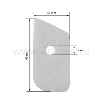 Фильтр воздушный UNITED PARTS для триммера HUSQVARNA 125/128C/L/R (аналог 5301502-53)