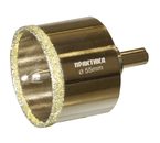 Коронка алмазная ПРАКТИКА "Профи" по керамограниту/керамике  55х70мм, пилотное сверло (1шт) блистер (917-6825)