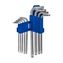 Набор ключей угловых удлинённых КОБАЛЬТ Tamper TORX: T10, T15, T20, T25, T27, T30, T40, Т45, Т50, CR-V, подвес (924-016)