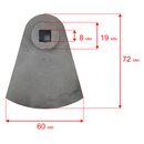 Шестерня DDE ST9072ET малая поворота выброса (796-627-005)