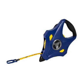 Рулетка геодезическая КОБАЛЬТ 30м x 15мм открытый корпус, фибергласовая лента, ускоренная перемотка (646-898)