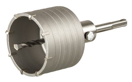 Коронка твердосплавная ПРАКТИКА SDS- Plus ударная 75 мм (1шт.) клипса (773-859)