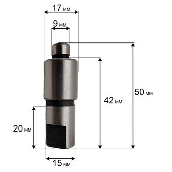 Вал QUATTRO ELEMENTI для мойки Palermo 110 Turbo, Palermo 125 Turbo (помпы)