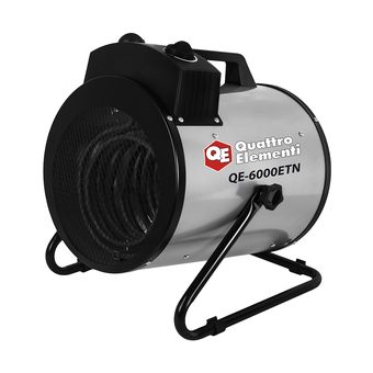 Нагреватель электрический с ТЭН QUATTRO ELEMENTI QE-6000 ETN (3,0/6,0 кВт, 380В-3ф, 880 м3/час) — цилиндр