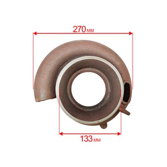 Диффузор DDE PTR80H (улитка) круглый корпус (70010-00843-00)