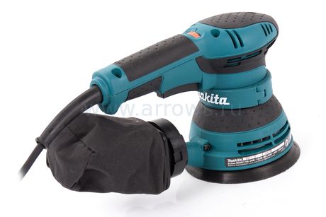 Шлифмашина эксцентриковая MAKITA BO5041 (300 Вт, 125мм, ручка, раб.ход 2,8мм, рег.ск, 1,4кг (BO5041)
